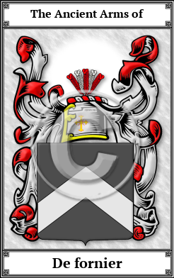 De fornier Family Crest Download (JPG)  Book Plated - 150 DPI